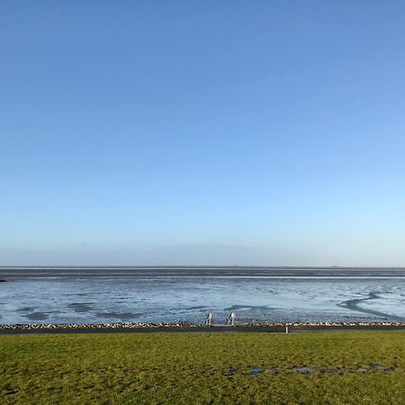 Gemuetliches Ferienhaus Hinterm Deich Nordstrand Buitenkant foto